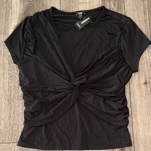 Express Elegant Black Blouse